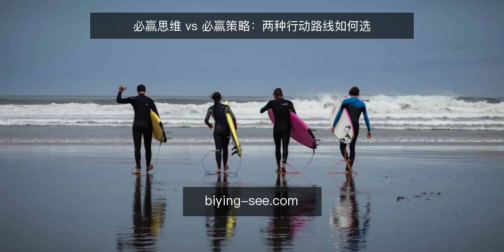 必赢思维 vs 必赢策略：两种行动路线如何选 — 先定决策标准 配图
