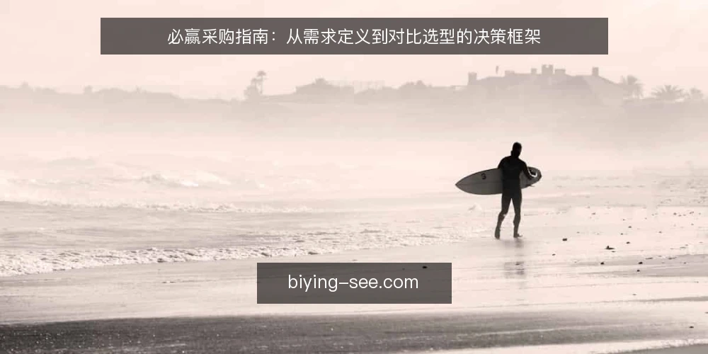 必赢采购指南：从需求定义到对比选型的决策框架 — 明确采购需求：必赢的前提 配图